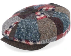 Hatteras Patchwork Multi Flat Cap - Stetson