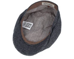 Hatteras Wool Black/Charcoal Flatcap - Stetson 8 Hatteras Wool Black/Charcoal Flatcap - Stetson -Stetson 4063633155826 4