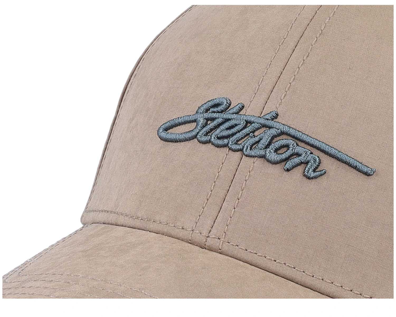 Baseball Cap Waxed Cotton Beige Adjustable - Stetson 6 Baseball Cap Waxed Cotton Beige Adjustable - Stetson - Image 6