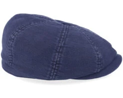 Hatteras Cotton Stetson X The Feebles Navy Flatcap - Stetson -Stetson 4063633157752 3