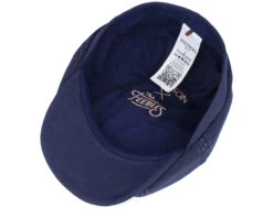 Hatteras Cotton Stetson X The Feebles Navy Flatcap - Stetson -Stetson 4063633157752 4