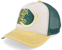 Planty S Stetson X The Feebles Beige/Green Trucker - Stetson