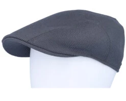 Ivy Cap Wool Twill Charcoal Flat Cap - Stetson -Stetson 4063633158834 5