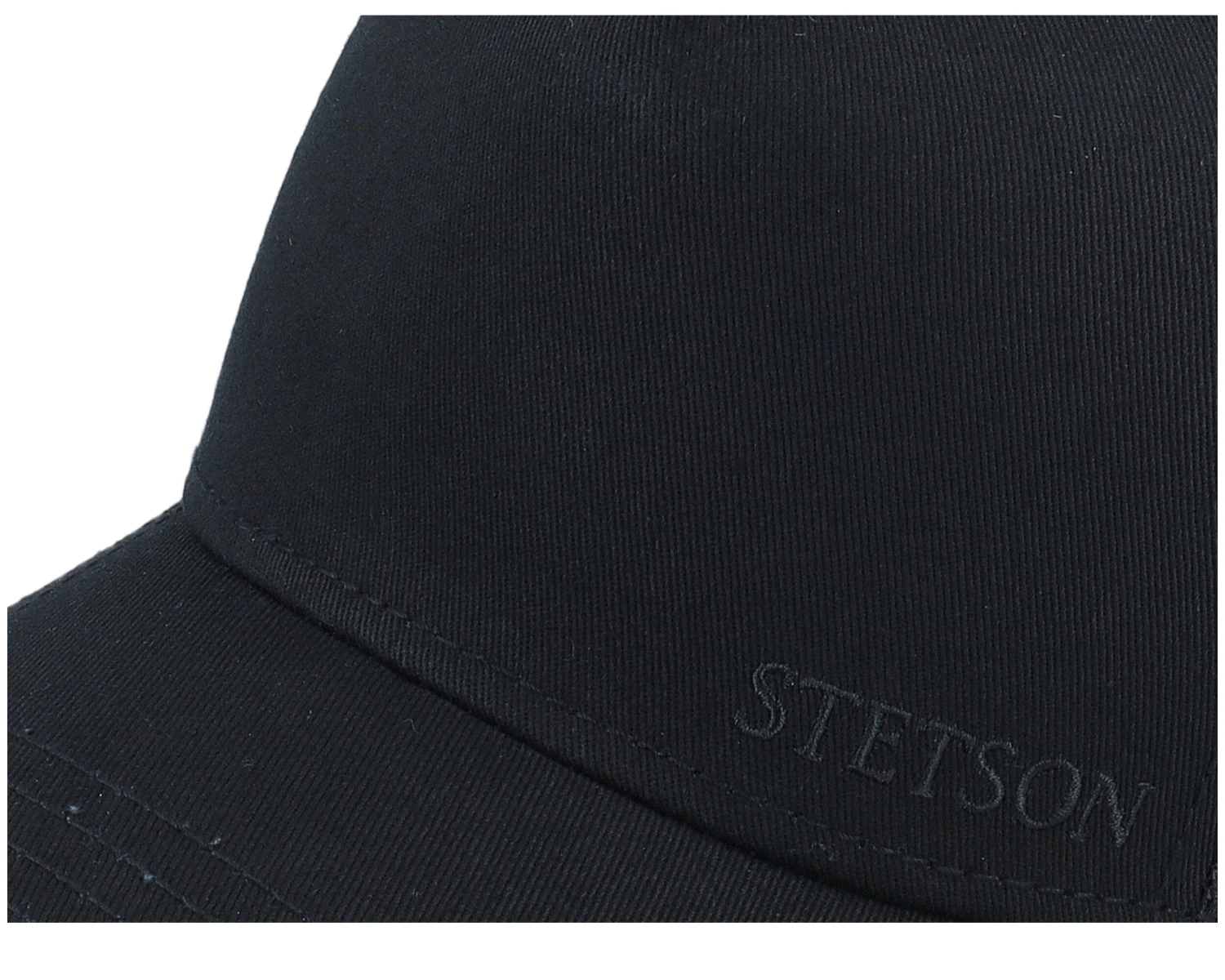 Kids Cap Cotton Black Trucker - Stetson 6 Kids Cap Cotton Black Trucker - Stetson - Image 6