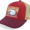 Kids Eagle Head Red/Maroon Trucker - Stetson