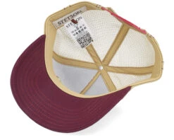 Kids Eagle Head Red/Maroon Trucker - Stetson -Stetson 4063633161896 5