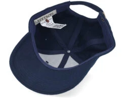 Baseball Cap Vintage Logo Patch Wool Navy Adjustable - Stetson -Stetson 4063633165689 5