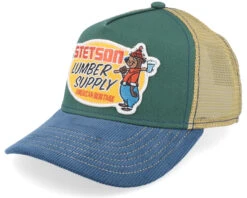 Kids Lumber Supply Green/Blue Trucker - Stetson