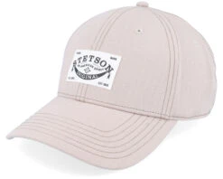 Baseball Cotton Herringbone Beige Adjustable - Stetson