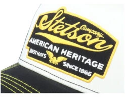 Kids American Heritage White/Black Trucker - Stetson -Stetson HS2111174 5