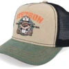 Kids Forest Patrol Beige/Black/Green Trucker - Stetson