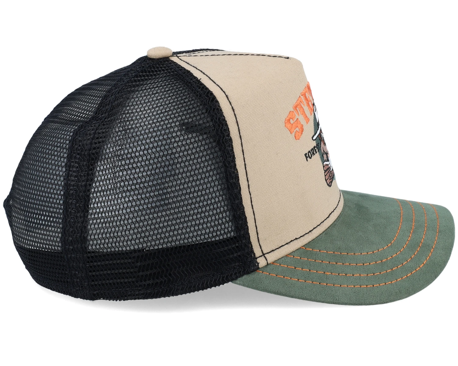 Kids Forest Patrol Beige/Black/Green Trucker - Stetson 4 Kids Forest Patrol Beige/Black/Green Trucker - Stetson - Image 4