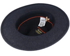 Traveller Woolfelt Mix Navy Fedora - Stetson -Stetson HS2123440 1 4