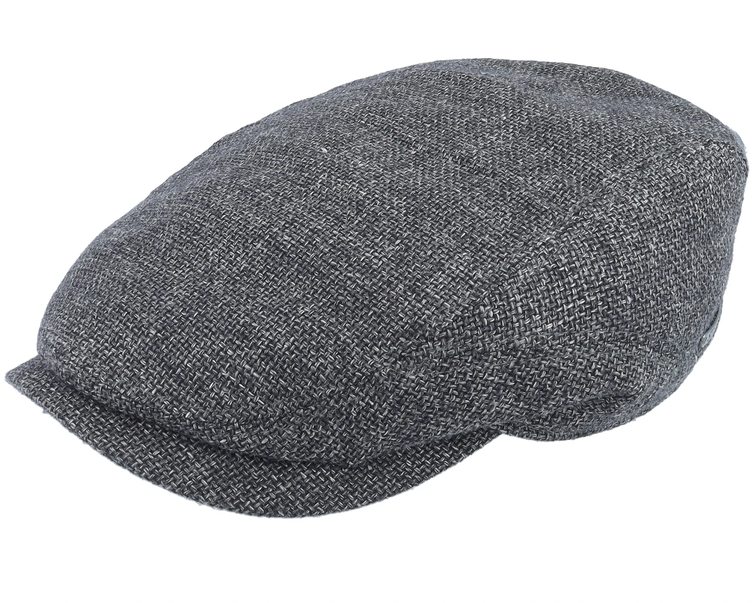 Driver Cap Virgin Wool/Linen Grey Flat Cap - Stetson 1 Driver Cap Virgin Wool/Linen Grey Flat Cap - Stetson