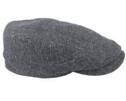Driver Cap Virgin Wool/Linen Grey Flat Cap - Stetson 7 Driver Cap Virgin Wool/Linen Grey Flat Cap - Stetson -Stetson HS2312095 2 3