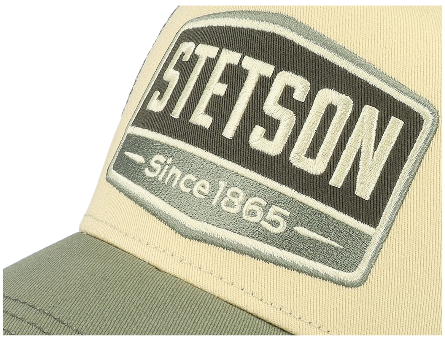 Gasoline Beige/Green Trucker - Stetson 6 Gasoline Beige/Green Trucker - Stetson - Image 6