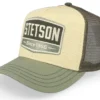 Kids Gasoline Beige/Green Trucker - Stetson