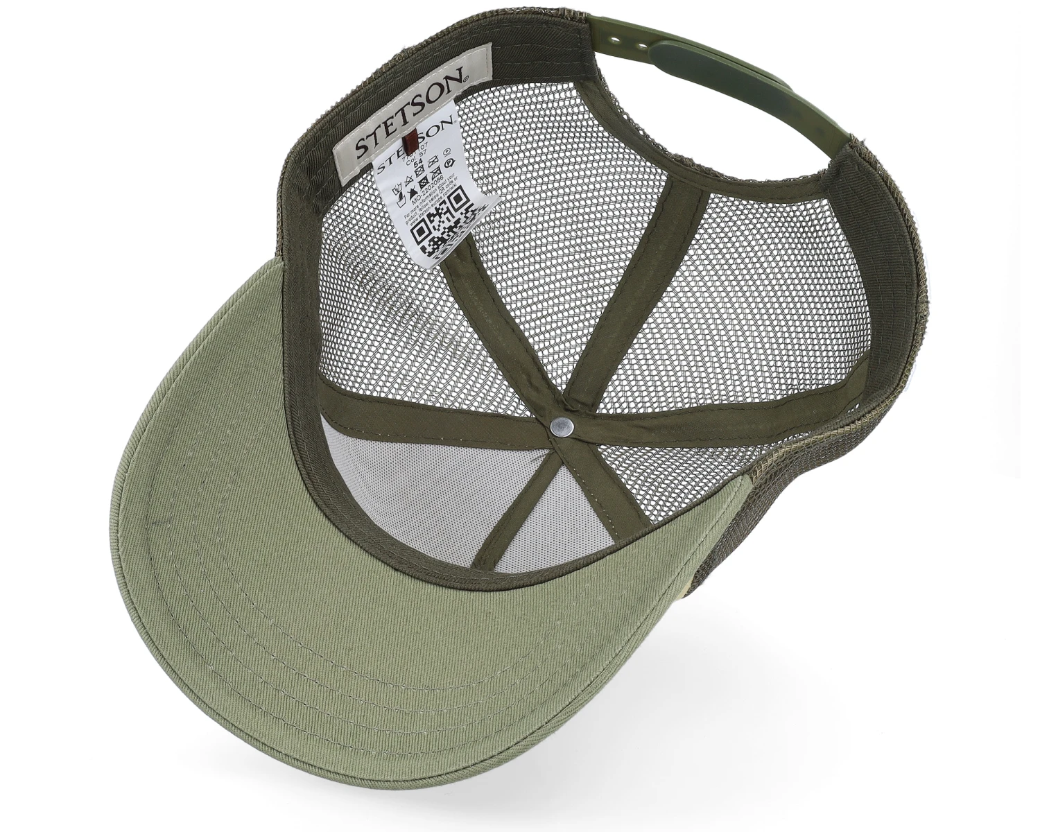 Kids Gasoline Beige/Green Trucker - Stetson 5 Kids Gasoline Beige/Green Trucker - Stetson - Image 5